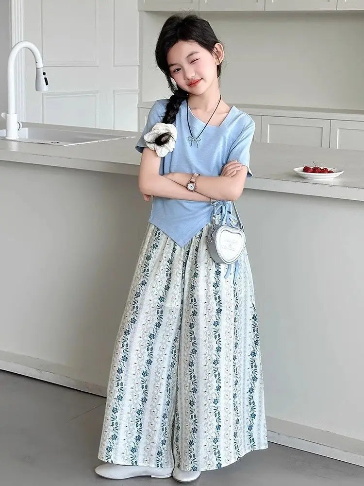 Children Clothes From 7 To 14 Years Children's Clothing Girl Setup 2025 Top Set Girls Party 12 Year Old Teens Sets for Children