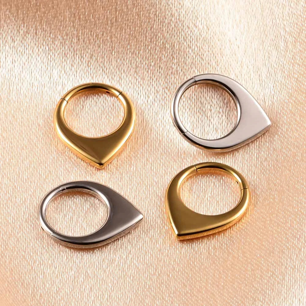 Doearko Nose Rings Tragus Helix Piercing Drop Earring for Women Rook Lobe Cartilage Ear Percing Earring Stainless Steel Jewelry