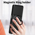 Armor Case For Honor 400 Smart 5G Case Shockproof Slide Lens Protector Phone Cover For Honor 400 Smart Case Fundas With Ring