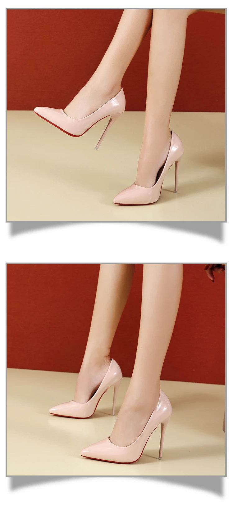 2025 Fashion High Heels 35-45 Plus Size Women Shoes 12cm Thin Stiletto Banquet Wedding Shoes Sexy Pointed Toe Ladies Party Shoes