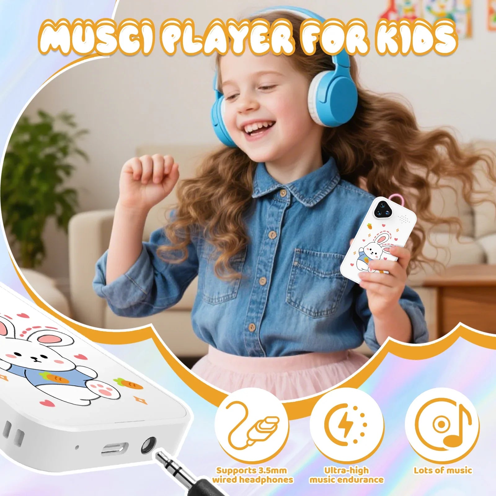 [Smart Phone] 2.8" Kids Smart Phone for Girls | Dual Camera| USB | 600mA battery| Game&Music&Alarm&Calculator，Kids Camera