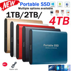 Metal Casing HDD 16TB External Hard Drive Type-C USB3.2 Solid State Hard Disk 2TB 4TB Mobile Storage Device For PC MAC Laptop