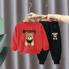 Children's Clothing Boy Sets Spring Autumn Mother Kids Girls Outfits Suits Baby Cute Sports Hoodie Trousers 2pcs Toddler Clothes