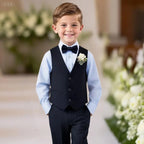 Baby Boy Clothes Toddler Wedding Outfit Set Kid Easter Church Suit Infant Chrimas Halloween Xmas Formal Birthday Party Gift 6PCS