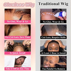 13x4 Curly Bob Wig Human Hair 100% Glueless Wear and Go HD Lace Human Hair Frontal Preplucked Ready to Wear Water Wave Bob Wigs