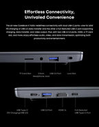 CHUWI CoreBook X Gaming Laptop 14.1 inch 2K IPS Screen AMD R5-7430U 16GB DDR4 RAM 512GB SSD Windows 11 Wifi6 Notebook Computer