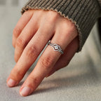 Hot 925 Sterling Silver Heart Ring Sparkle Zircon High Quality For Women Wedding Fine Jewelry Accessories Party Gift