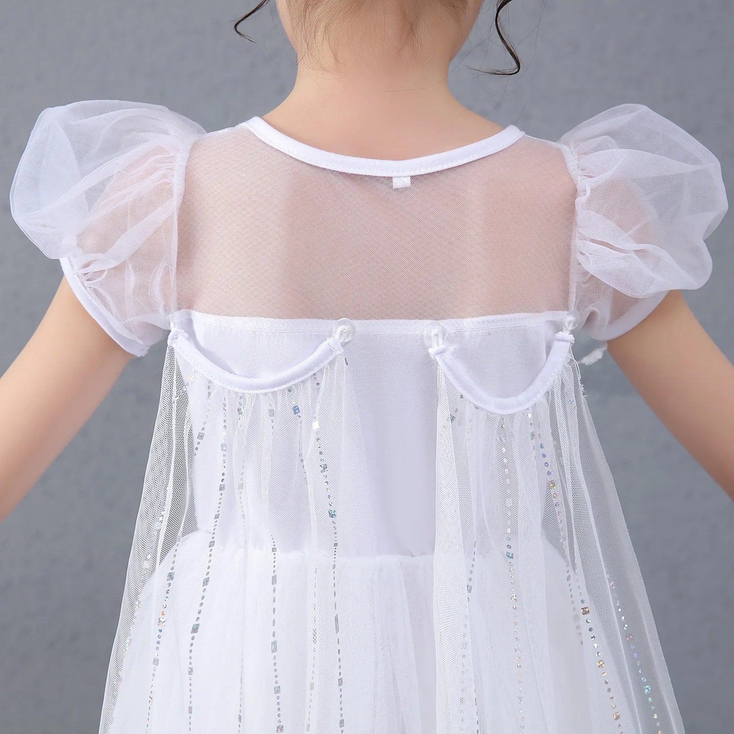 Elsa Dress Kids Girl Formal Princess Long Dress Summer Halloween Party Costumes Children's Frozen 2 Clothes for 3-12 Years Old