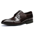 Luxury Designer Italian Style Autumn Polished Elegant Social Shoes Men Business Formal Casual Flat Shoes Men Party Wedding Shoe