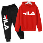 2025 Spring and Autumn Children's Boys and Girls Casual Sports Top + Pants 2-piece Girl Suit 3-14 Years Old Outdoor Jogging Suit
