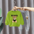 Children's Clothing Boy Sets Spring Autumn Mother Kids Girls Outfits Suits Baby Cute Sports Hoodie Trousers 2pcs Toddler Clothes