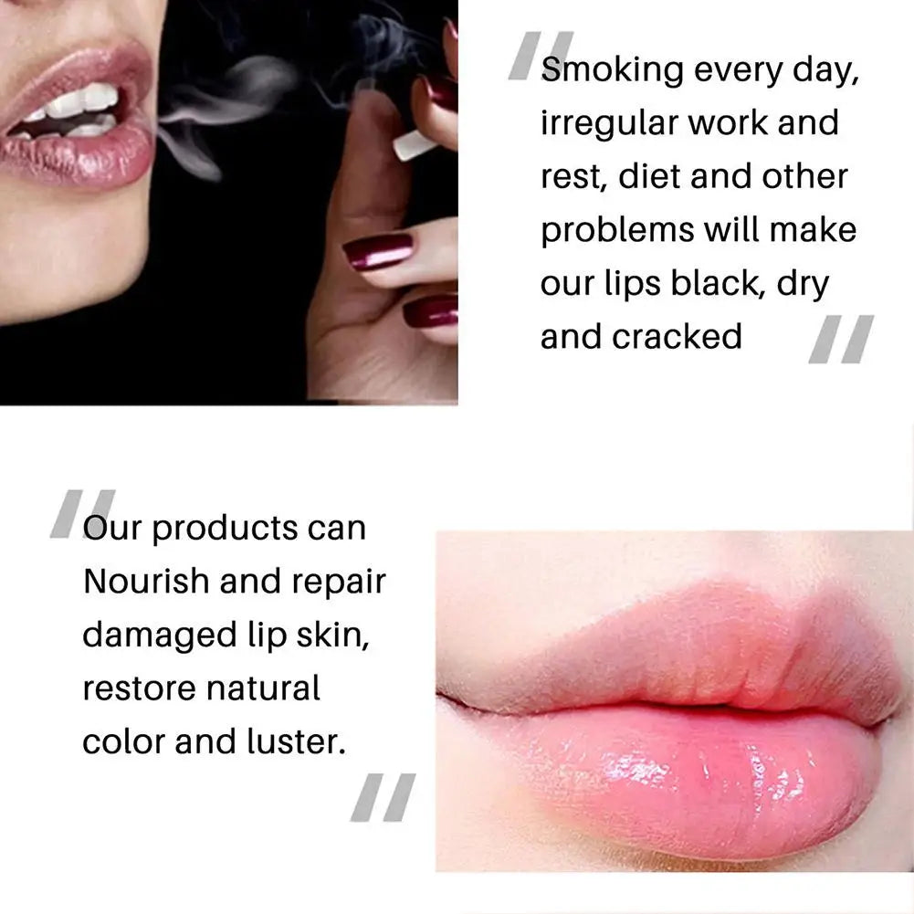 Remove Dark Lip Lip Balm Moisturizing Lightening Melanin Whitening Plumper Extreme Gloss Pink Lips Skin Care For Men Women