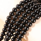 1A Natural Stone Dark Red Garnet Bead Round Loose Spacer 4 6 8 10mm Pick Size For Jewelry Making Diy Necklace Bracelet Accessory