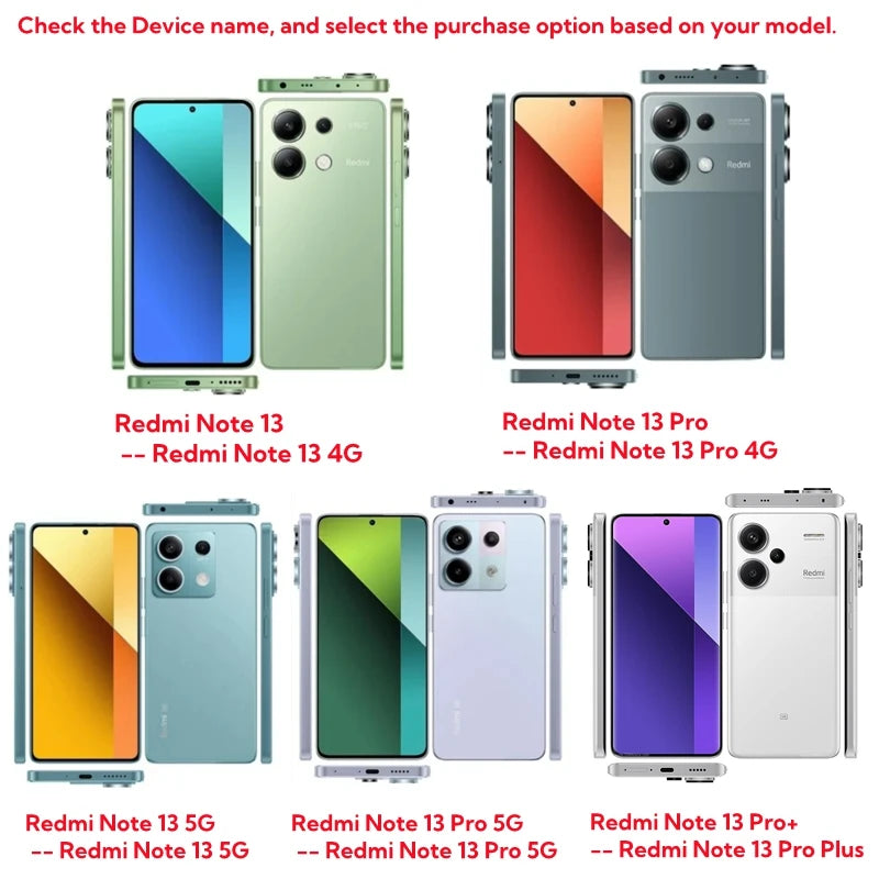 Gradient TPU Case for Xiaomi Redmi Note 14 13 Pro Plus Note 12 12S 11 11S 10 10S Protective Shockproof Cover Fundas Coque Capa