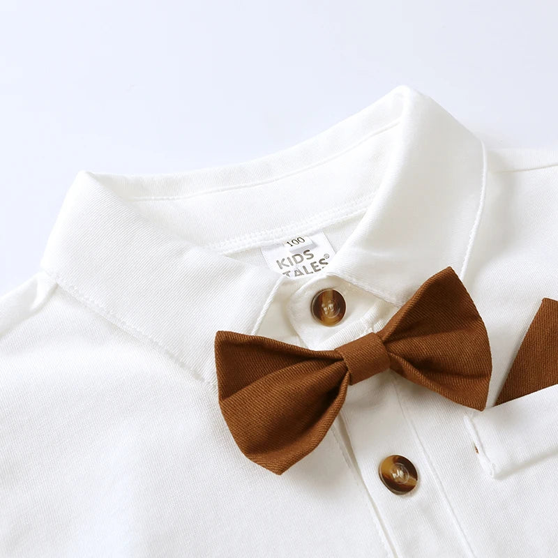Formal Baby Clothes Boys Sets Cotton Long Sleeve Children's Top and Bottom Clothes Set 2 Pcs  Baby Boy Clothes 1-3 Years