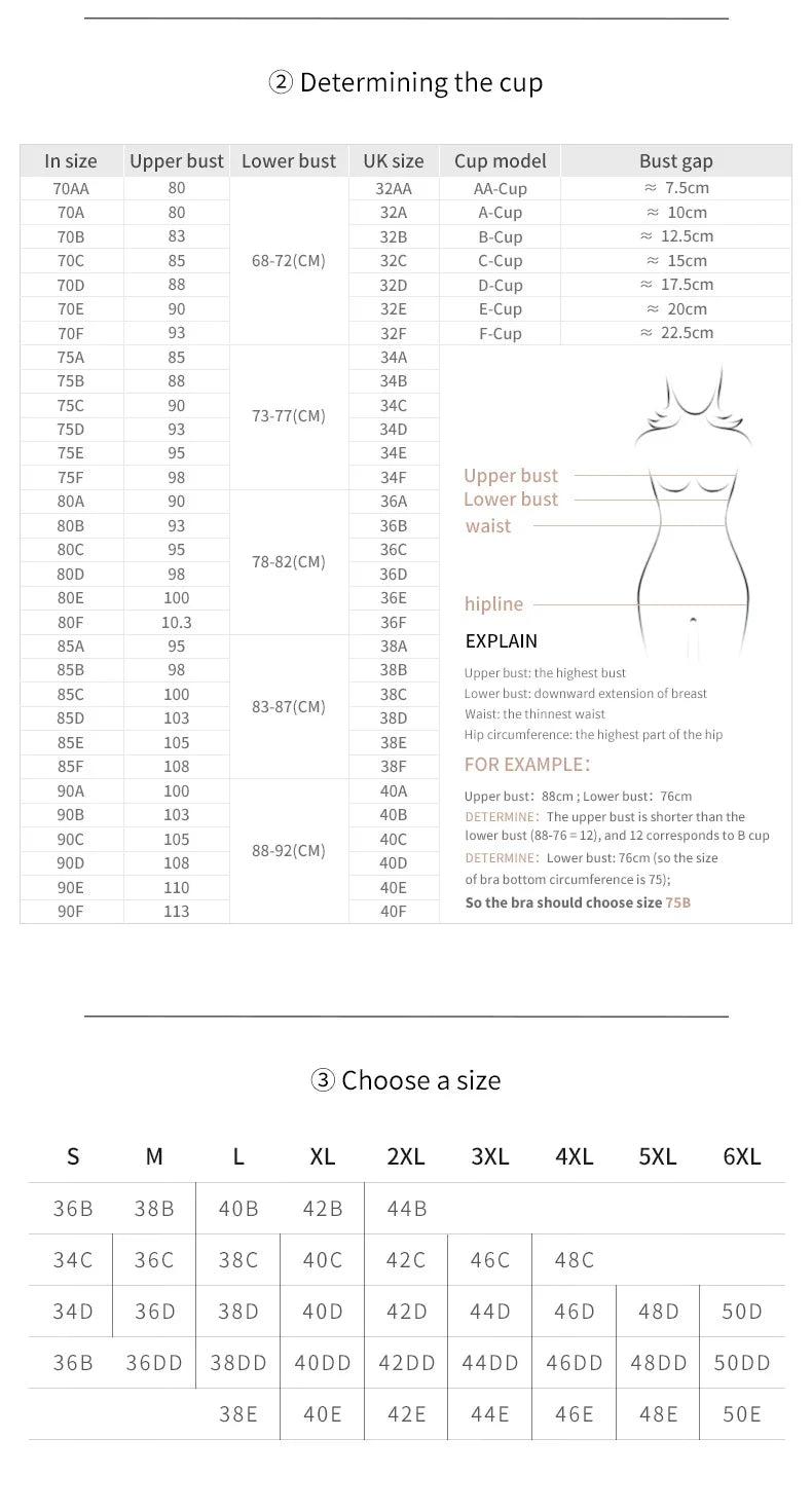 Push Up Bras with Non-adjusted Straps Women Long Tank Top Bra Front Closure Support Bras in Plus Size