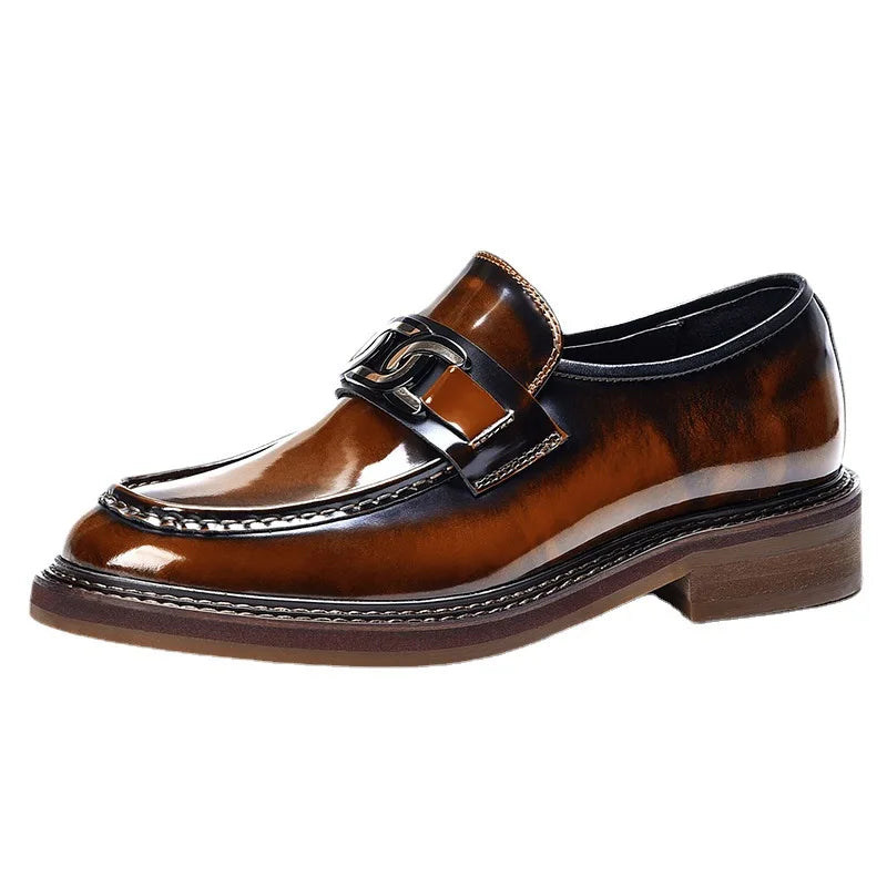 2024 New Shoes For Men Loafers Mens Dress Shoes Leather Shoes Man Male Genuine Leather Social Shoes