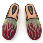 Venus Chan Elegant Flat Shoes for Woman Fashion Comfortable Party Slippers 2024 Latest Design Nigeria Gold Color Half Shoes