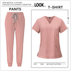 Hot Sale Clinic Workwear Unisex Medical Nurse Scrub Sy Salon Costume Doctor Nursing Top Pants