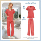 Hot sale nursing articles Women Scrubs Set Nurse Accessories Medical Uniform Soft Comfort Clinical Workwear Operating Work Suits