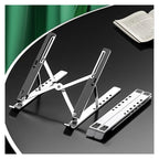 Adjustable Laptop Stand Aluminum Alloy Desktop Holder Foldable Portable Bracket for Macbook Air Pro  Notebook Tablet Pad Cooling