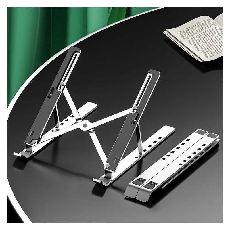 Adjustable Laptop Stand Aluminum Alloy Desktop Holder Foldable Portable Bracket for Macbook Air Pro  Notebook Tablet Pad Cooling
