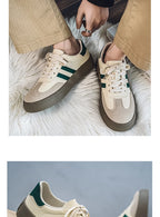 Men's Trendy Popular Leisure Shoes Versatile Soft Leather for Men Sneakers Man Low-top Wear-resistant Sports Walking Footwear