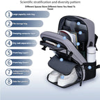 Laptop Backpack For 13.3 14 15.6 17.3 Inch Notebooks Case Men Women Teenagers Computer Waterproof Travel Large Capacity Backpack