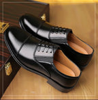 Social Shoe for Men Black Dress Shoes Man Business Spring Autumn Gentleman Elegant and Classic Legitimate Leather Suit Official