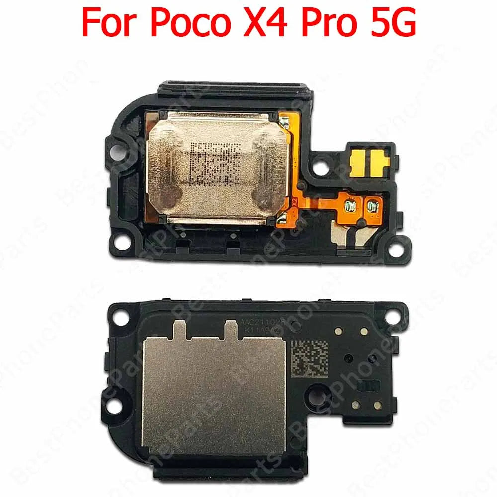 Loudspeaker For Xiaomi Poco X5 X6 Pro 5G X2 X3 NFC X4 GT Loud Speaker Buzzer Ringer Sound Module Replacement Parts