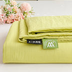 Washed Cotton Bed Flat Sheet for Double Bed Plain Solid Color Top Sheets Single/Queen/King Flat Bedsheets Home Bed Linen Sheets