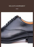 Elegant Men Leather Dress Shoe Sapato Social Masculino Party Office Suit Matches Comfortable Handcrafted Business Man's Footwear
