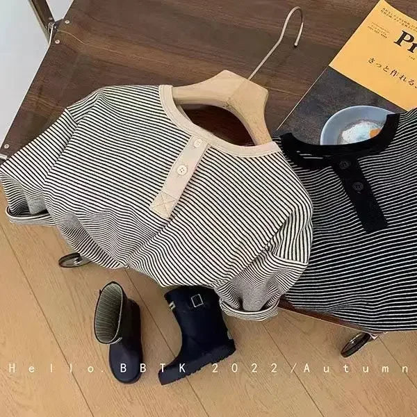 Kids Boy Sweatshirt for Toddler Girls Top Clothes Spring Warm Long Sleeve T-Shirt Children Clothes Autumn 1-6Y Boys Clothes