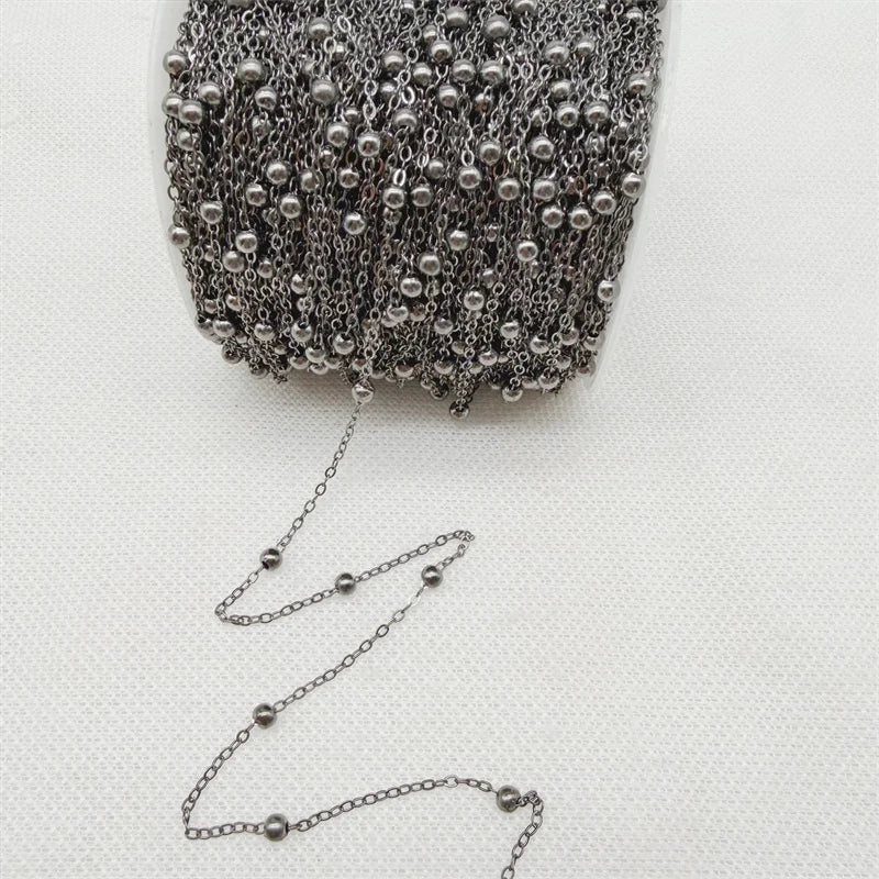 2yards Golded/silvered Plated Necklace Chain for Jewelry Making Findings DIY Necklace Chains Materials Handmade