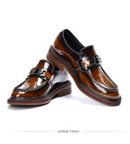 2024 New Shoes For Men Loafers Mens Dress Shoes Leather Shoes Man Male Genuine Leather Social Shoes