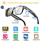 Smart Glasses AI GPT 8K HD Camera Bluetooth Call 260Mah Battery Voice Assistant Translate Identify Objects Smart Glasses