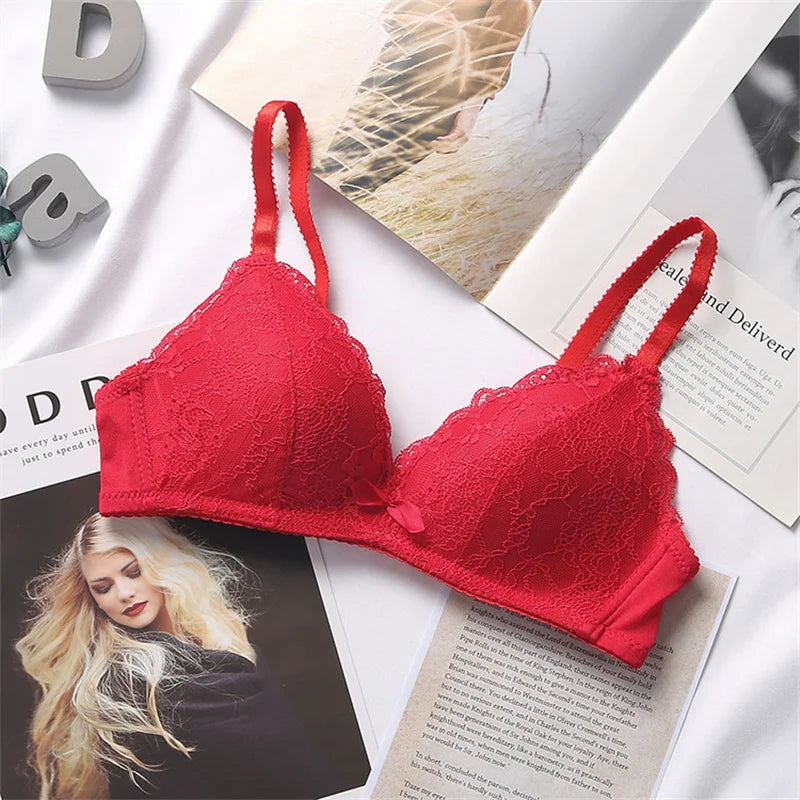 Women's Bra Smooth 3/4 Coverage Big Large Lingerie Seamless Wire free Push Up Support Bras ABC Cup Size 70-90 Black White Tops