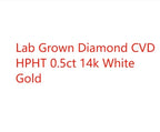 Solid 14k White Gold CVD HPHT Lab Grown Diamond Bezel Setting Fashion Pendant Necklace Wedding Necklace For Woman NO IGI