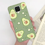For Xiaomi Redmi Note 9 Pro Max Phone Case Matte Cute Girl Avocado Soft Silicone Cover For Xiaomi Redmi Note 9 Pro Max 9S Bumper