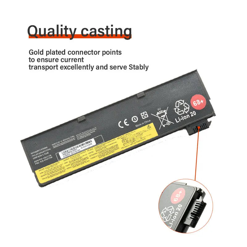 Laptop Battery For Lenovo Thinkpad X270 X260 X240 X250 T450 T470P T450S T440S K2450 W550S P50S 45N1136 45N1738 68+