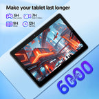 BAKEN 10.1-inch Android13 tablet, 4(2+2)GB+64GB, quad-core processor, dual cameras, wifi, Bluetooth, free accessories