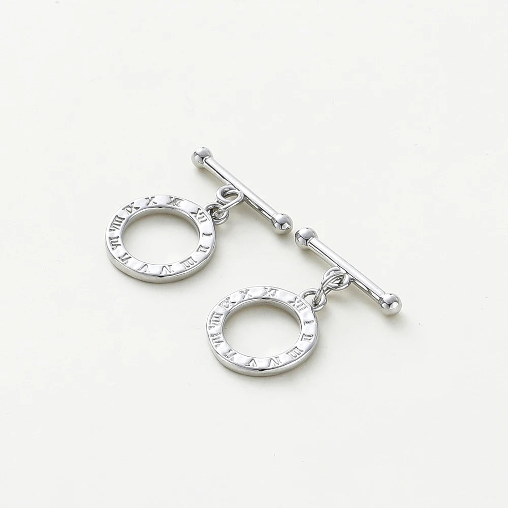 2-6Sets 14K/18K Gold Plated Brass OT Clasp Toggle Clasps Connector for DIY Bracelet Necklace Jewelry Making Findings Accessories