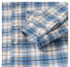 Spring Autumn Kids Plaid Long Sleeve Shirt Korean Style Boys Girls Loose Oversized Top Light Outerwear Casual Children Blouse