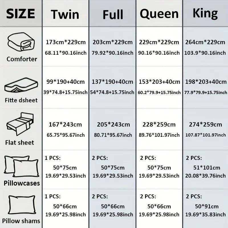 chadly 5/7pcs Quilts Luxurious Checkered Comforter, Soft Microfiber, Breathable, Easy Care for All Seasons, Bedding Set