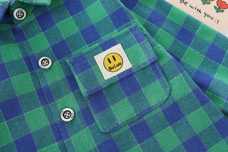 Baby Boy Clothes 0-5 Years Old Spring And Autumn Cotton Suit Boy Letter Plaid Hooded Shirt + Pants Baby Boy Two-Piece Suit