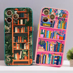 Bookshelf Small Flower Pot Mobile Phone Case For iPhone 16 15 11 12 14 13 Pro Max Mini X XSMax XR 7 8 Plus SE4 16e Silica Covers