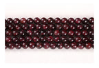 1A Natural Stone Dark Red Garnet Bead Round Loose Spacer 4 6 8 10mm Pick Size For Jewelry Making Diy Necklace Bracelet Accessory