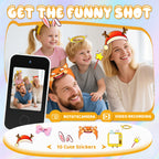 [Smart Phone] 2.8" Kids Smart Phone for Girls | Dual Camera| USB | 600mA battery| Game&Music&Alarm&Calculator，Kids Camera