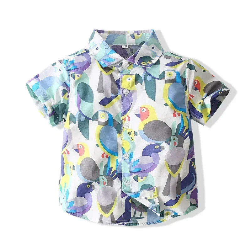 2025 Newborns Baby Boys Sets Toddler Suit Children Matching Summer Pants Kids Clothes Cotton Clothing Formal Kid T-Shirt Shorts