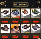 Men Dress Shoes High Quality Italian Elegant Round Toe Lace Up Shoes for Man Wedding Social Oxford dress Shoes
